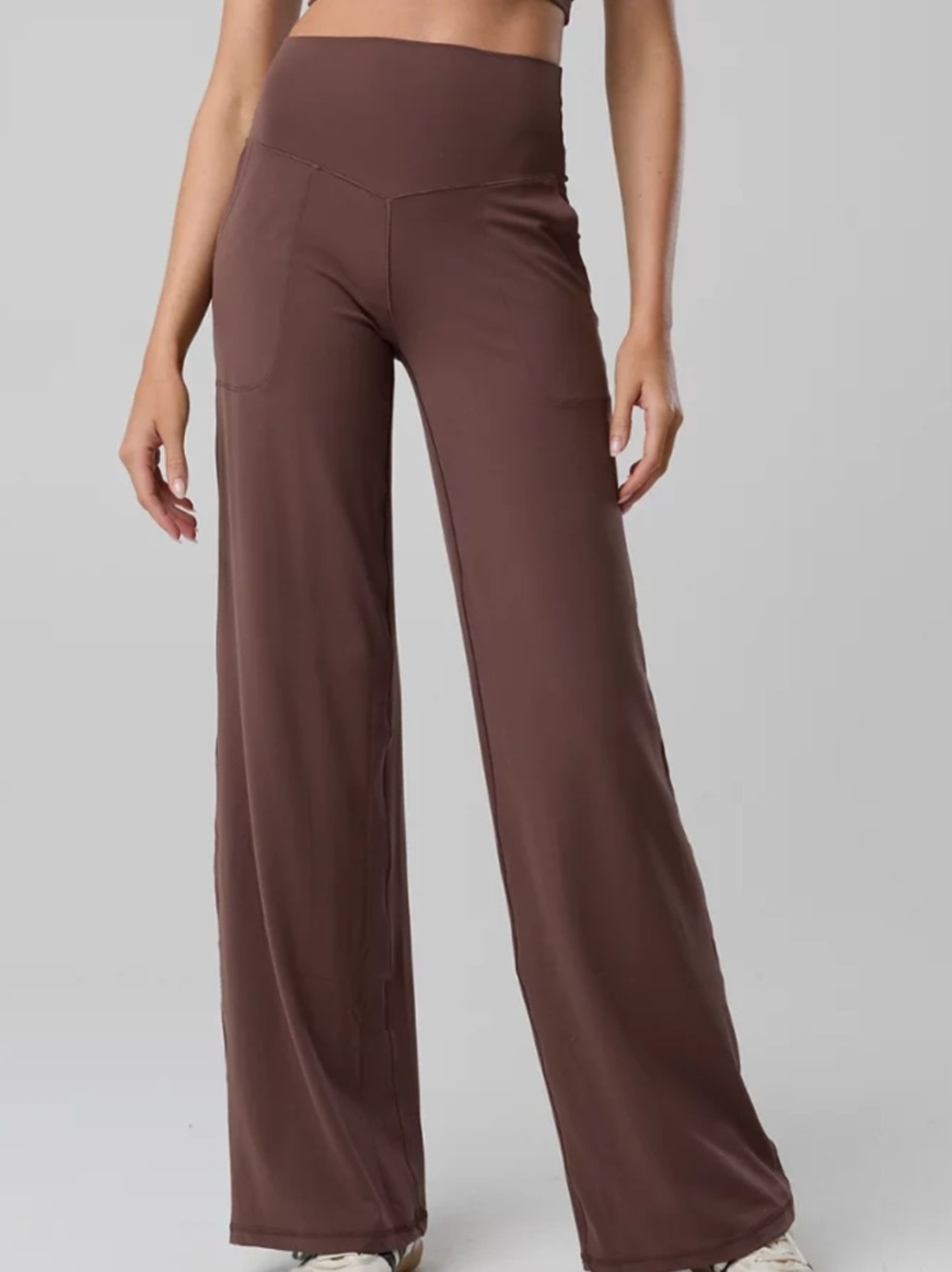 Offline by Aerie high rise Realme exHigh-Waist Wide Leg Trousers Small Nwt